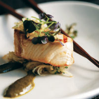 Flash-grilled hamachi at Pearl in Center City. Photograph by Jason Varney.