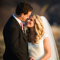 After a Catholic ceremony at the Cathedral of Saints Peter & Paul on the Ben Franklin Parkway, the couple poses for a few photos before heading to the reception.