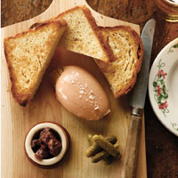 Chicken-and-duck-liver parfait // Photography by Jason Varney