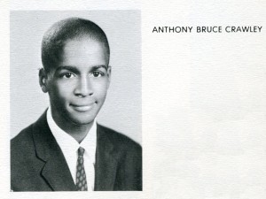 Anthony Bruce Crawley in St. Joe's prep high school yearbook.