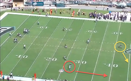 Vick to DeSean.