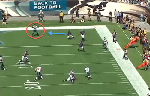 Michael Vick interception.