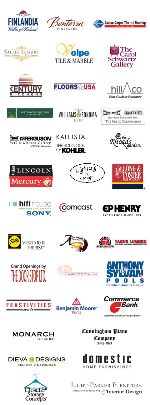 sponsor logos for philly design home