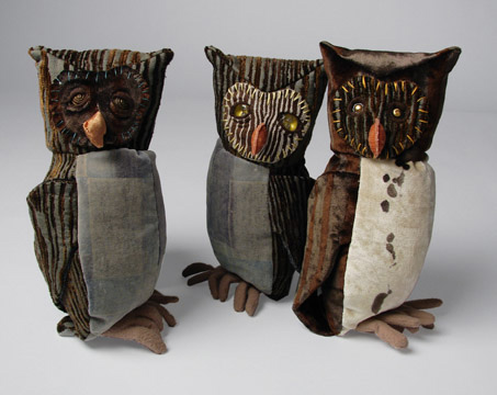 Stuffed owls, $128 each