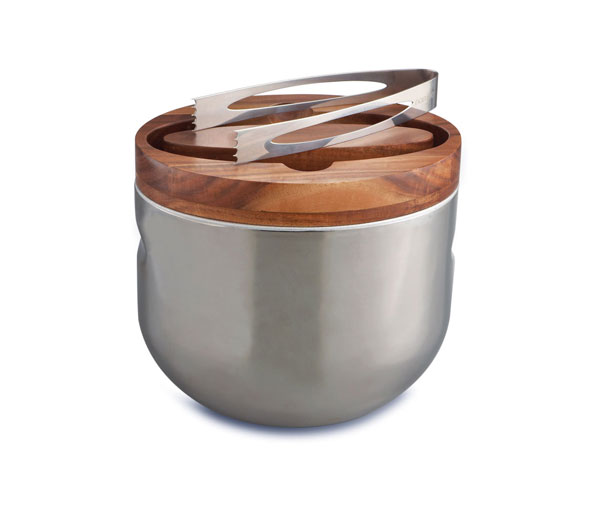 Mikko ice bucket with tongs by Namb