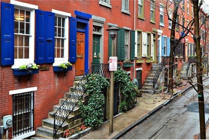 Picturesque streets are one of the benefits of Fitler Square.