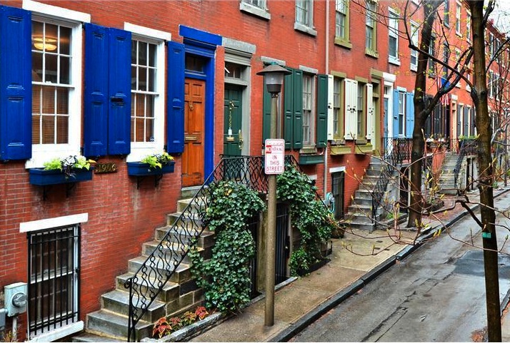 Fitler Square is among the many hot and up-and-coming neighborhoods in Philadelphia.