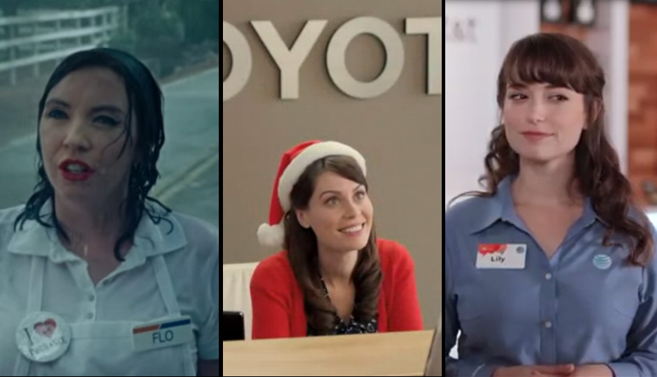 Toyota commercial sales woman