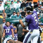 Baltimore Ravens QB Joe Flacco.