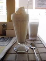 Violet Crumble Milkshake at Ants Pants Cafe