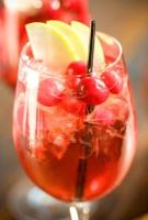 Cranberry Sangria at Amada