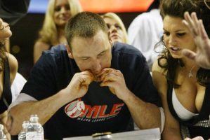 Joey Chestnut Wins Wing Bowl 16