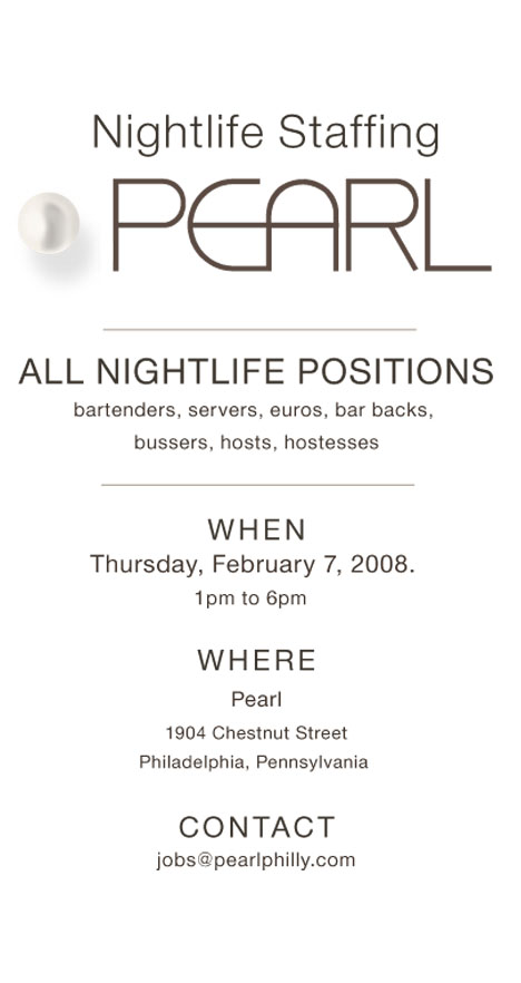 Pearl Job Listing