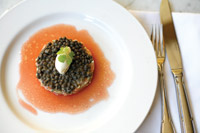 Salmon Tart at Bistrot La Minette
