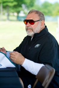 Philadelphia Eagles offensive line coach Howard Mudd