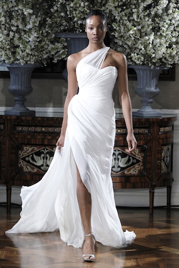 sachin and babi light blue dress Romona Keveza Fall 2014