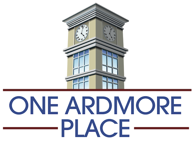 Logo for One Ardmore Place, Carl Dranoff's new mixed-use development. Courtesy Dranoff Properties.