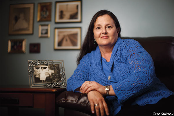 mari-steed-magdalenes-ireland-irish Mari Steed in here Philadelphia home. Photo by Gene Smirnov.