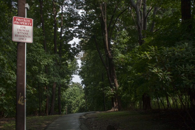 Private Property Signs on this trail in Wynnewood could be short lived.