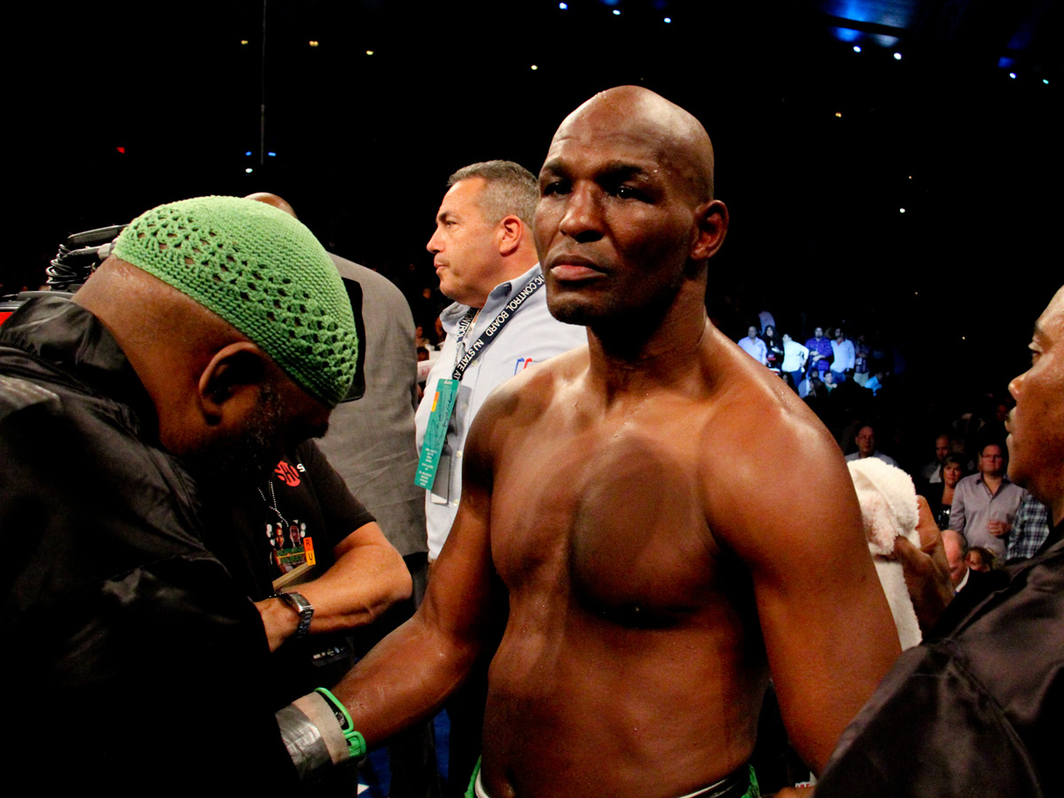Bernard Hopkins, Saturday, October 26th, in Atlantic City.