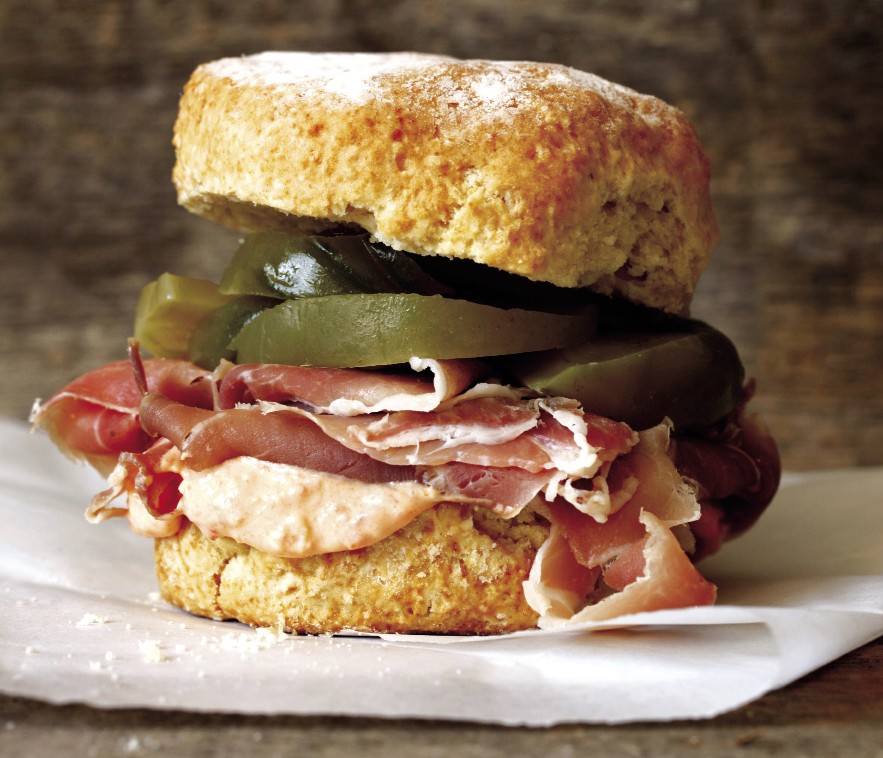 Kentucky Klassic from Scratch Biscuits at the Headhouse Farmers' Market.