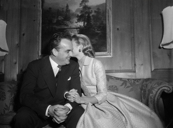 Rainier and Grace at her parents' home in Philadelphia.