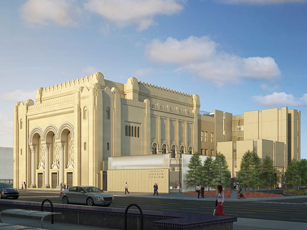 The current architectural rendering.