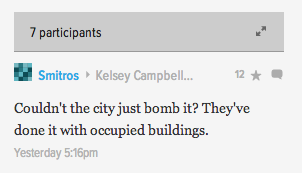 A Gizmodo commenter gets fresh.