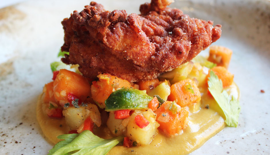 The Fat Ham | Country fried chicken lobster