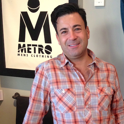 Metro Men's Clothing owner Tom Longo Jr. will be serving up complimentary cocktails during Saturday's Second Saturday soiree on East Passyunk Ave.