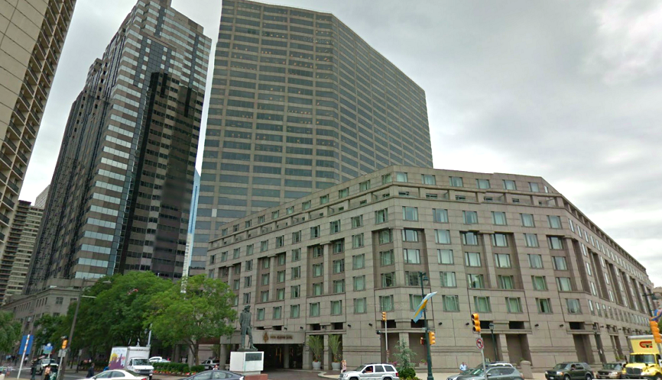 Screenshot of the Four Seasons at Logan Square via Google Street View