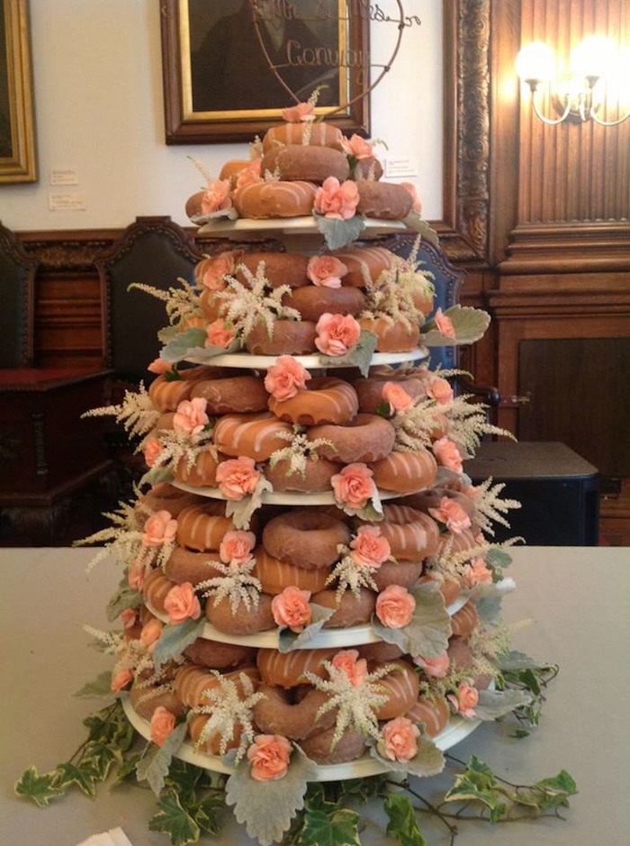 It's a Federal Donuts wedding cake!
