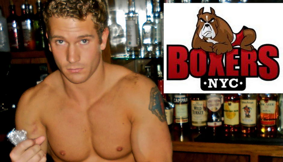 Bartender at Boxers NYC. Photo courtesy of The Smoking Nun.