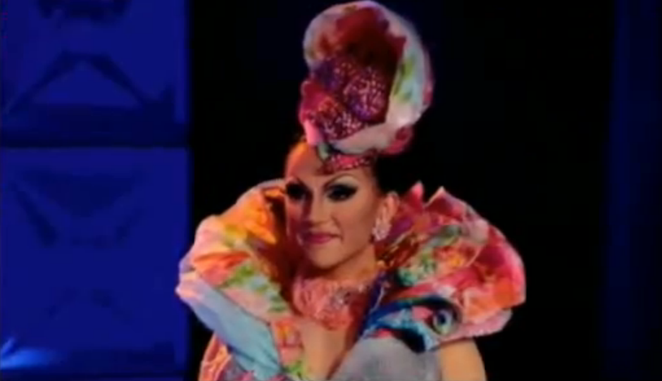 Main challenge winner BenDeLaCreme in her Golden-Girls inspired get-up. 