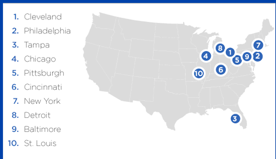 Detail from Zillow's Buyers and Sellers map.