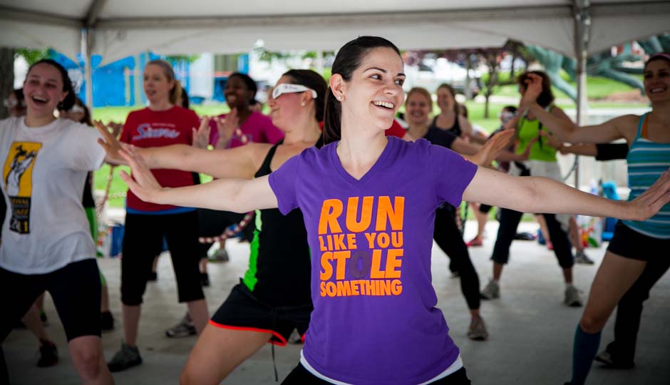 Be Well Philly Boot Campers were all smiles at last year's dance fitness class with Ploome