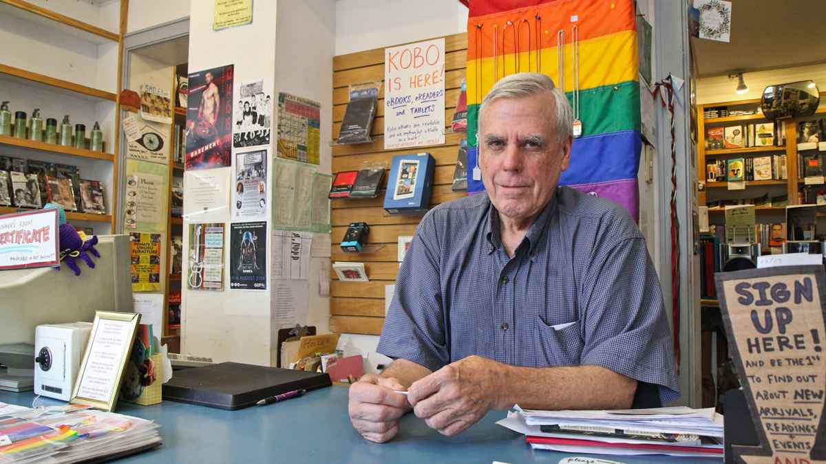 Giovanni's Room owner Ed Hermance.