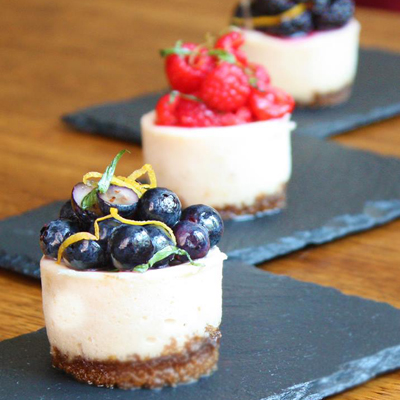 Cheesecake at Vedge // Photo via Facebook