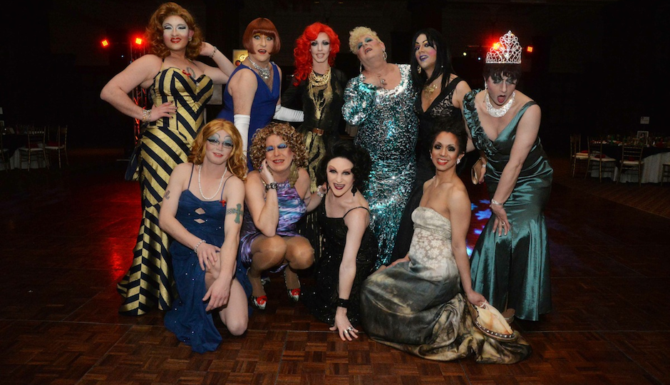 The stars of Black-Tie GayBINGO, the Bingo-Verifying Divas. 