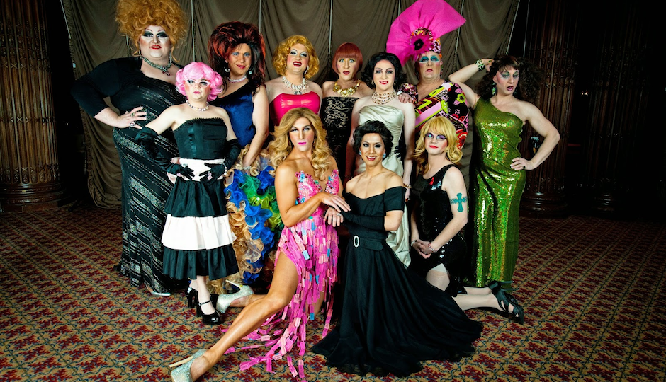 GayBINGO's Bingo-Verifying DIvas. Photo by Jeff Holder. 