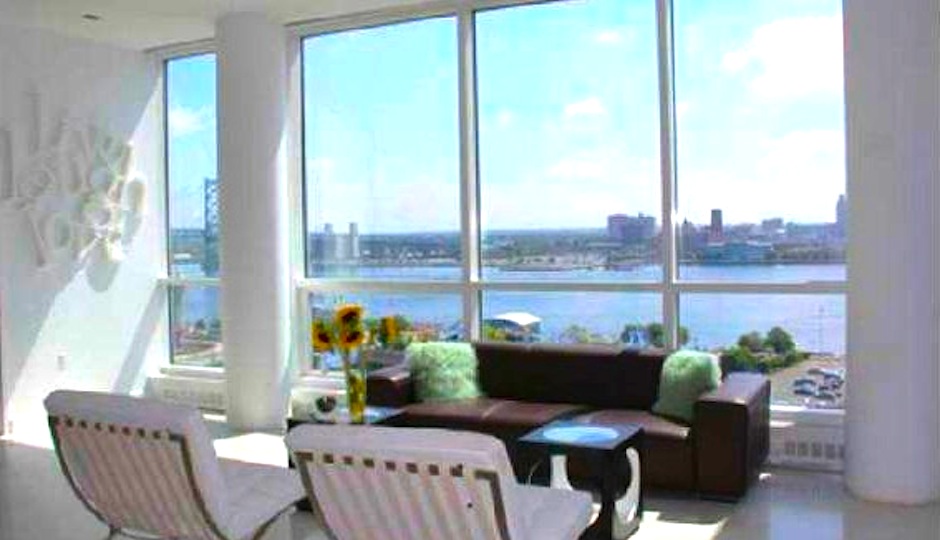 View from 101 Walnut Street, Unit #10.