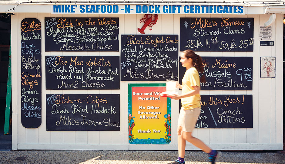 Mike's Seafood in Sea isle. Photography by Trevor Dixon