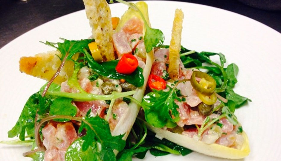 Tuna Tartare on Matyson's Summer Seafood tasting menu.
