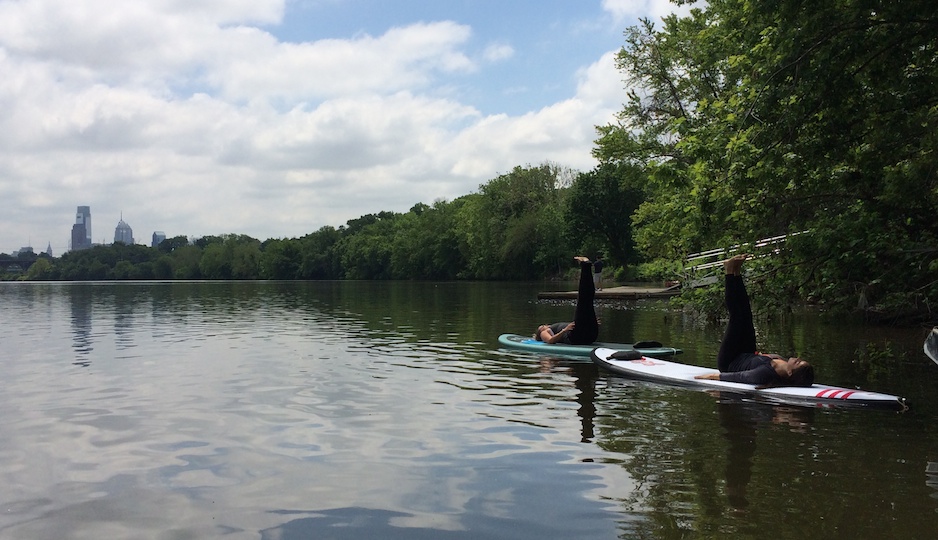 SUP Yoga on the Schuylkill