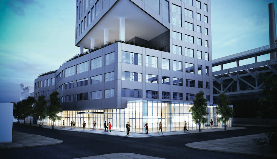 A new rendering of 205 Race Street, courtesy of the developers.