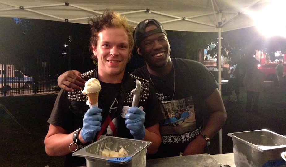 Little Baby's Ice Cream at the concert.