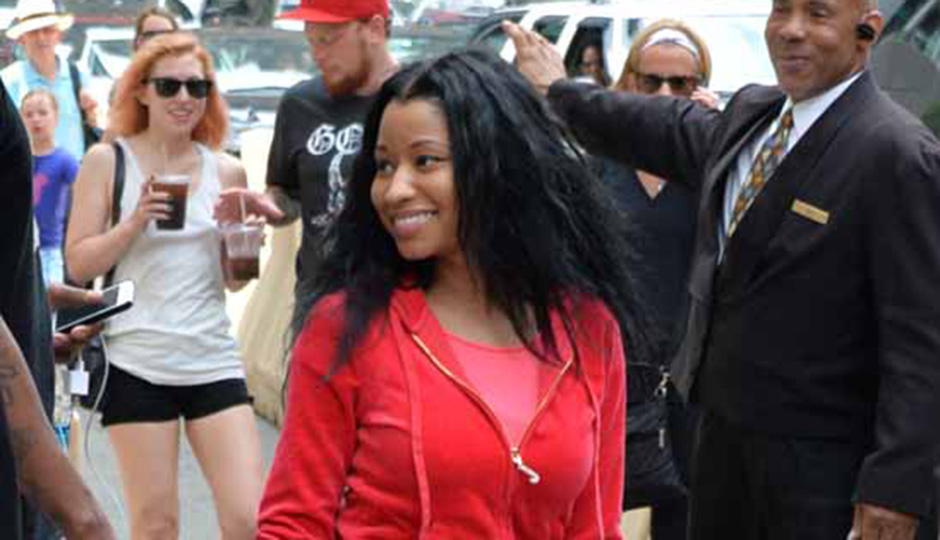 Nicki Minaj outside the Ritz-Carlton. Photo by HughE Dillon