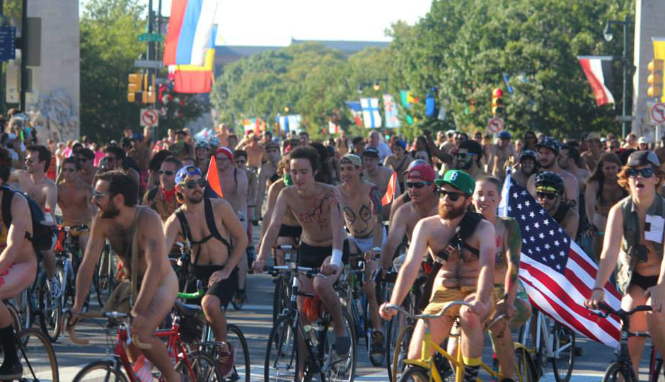 Photo via Philly Naked Bike Ride/Facebook