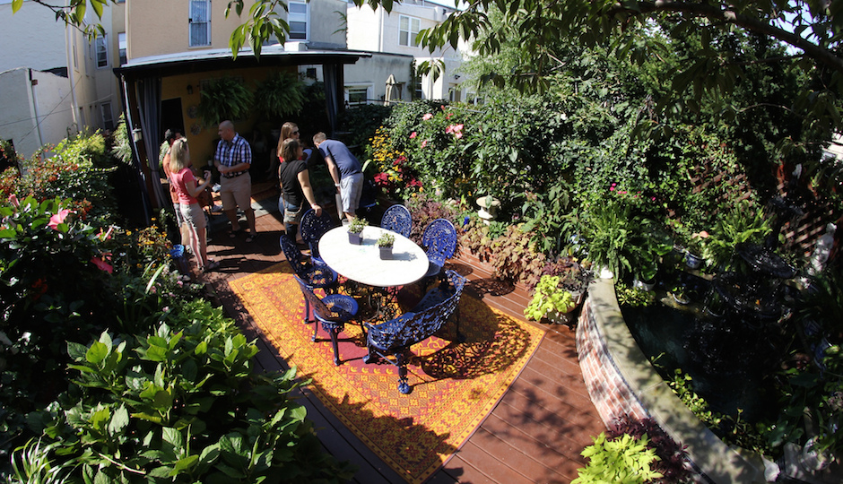 Shot from last year's Garden Tour, courtesy of South Philly Food Co-op.