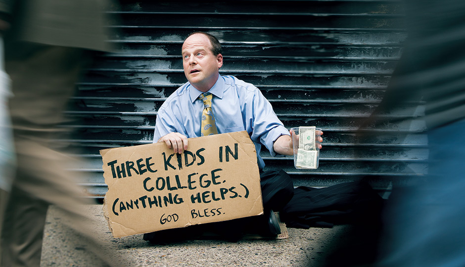 The author in one of his more desperate moments. Photograph by Adam Jones
